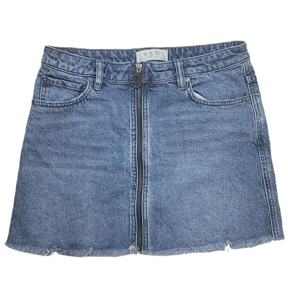 Free People We The Free Denim Mini Skirt - Size 27